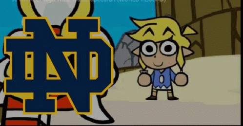 Runs From University Of Notre Dame GIF