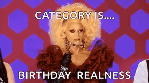 Rupaul Birthday Queen GIF