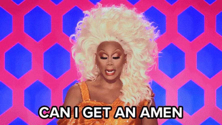 Rupaul Can I Get An Amen Drag Race GIF