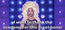 Rupaul Drag Queen Thank You Great Honor GIF