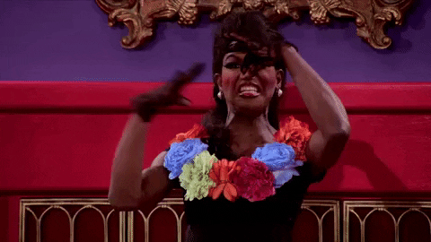 Rupaul Hold Nose Because It's Smelly GIF