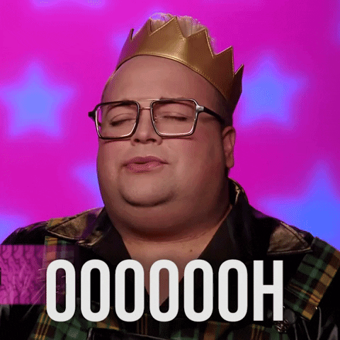 Rupaul Oooh Reaction After He Hurts GIF