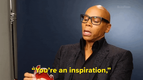 Rupaul You're An Inspiration Blah GIF