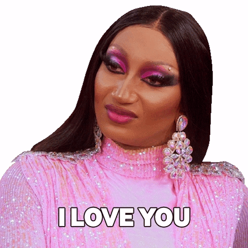 Rupauls Drag Race Angeria Paris Van Micheals I Love You GIF