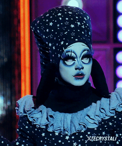 Rupauls Drag Race Dawn Sad Clown GIF