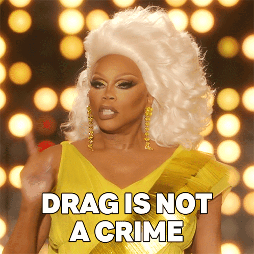 Rupauls Drag Race Drag Is Not Crime GIF
