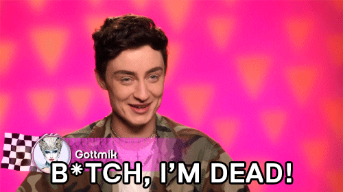 Rupauls Drag Race Gottmik I'm Dead GIF