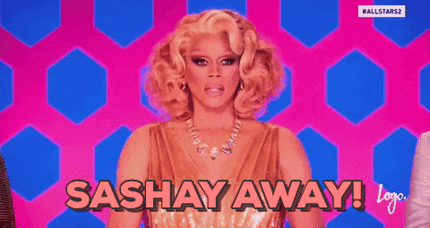 Rupauls Drag Race Sashay Away GIF