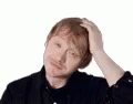 Rupert Grint Fixing Pull Hair GIF