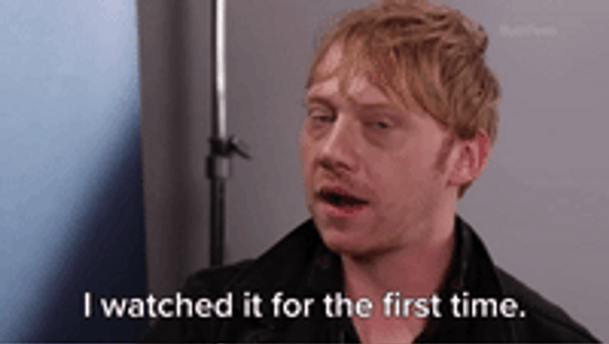 Rupert Grint's Interview Watched For The First Time GIF