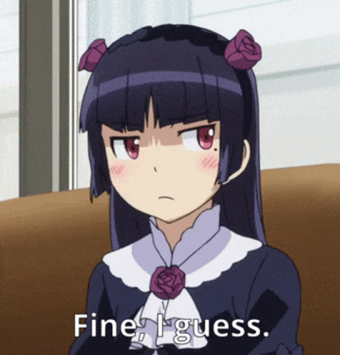 Ruri Goko Fine I Guess GIF