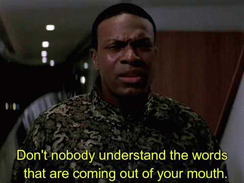 Rush Hour Nobody Understand Chris Tucker GIF