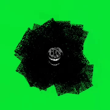 Rush Spinning Shadow Doors Green Screen GIF