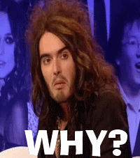 Russell Brand Saying Why GIF