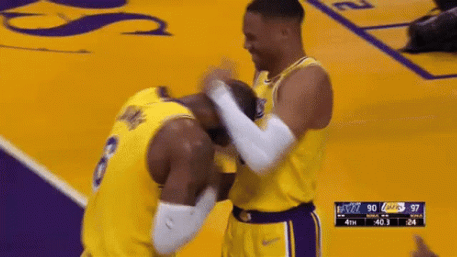Russell Westbrook Being Playful GIF