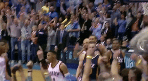 Russell Westbrook Fired Up Thirst For Championship GIF
