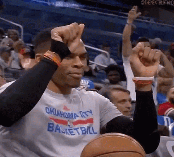 Russell Westbrook Happy Moves GIF