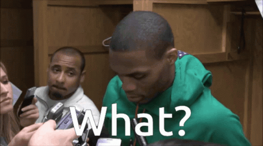 Russell Westbrook Interview What Meme GIF
