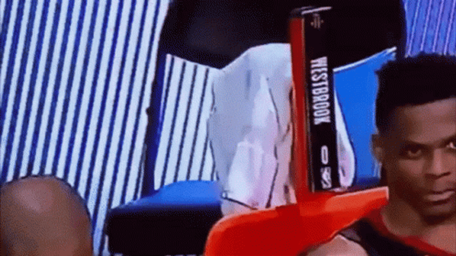 Russell Westbrook Looking Fierce GIF