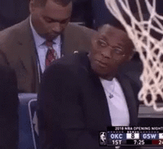 Russell Westbrook Watching Game GIF