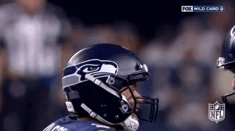 Russell Wilson Head Bump GIF