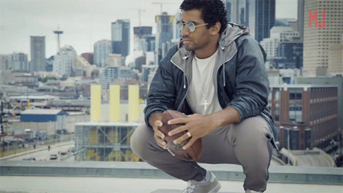Russell Wilson Photoshoot GIF