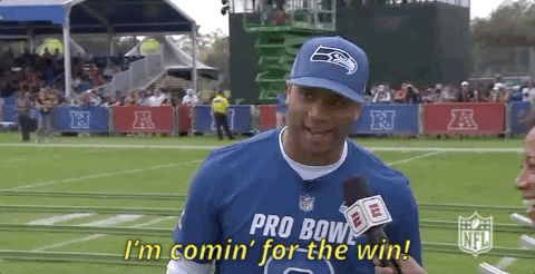 Russell Wilson Winning Statement GIF