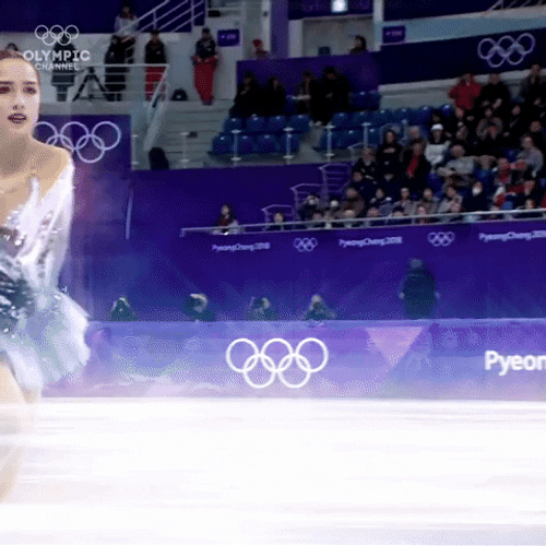 Russian Alina Zagitova Figure Skater GIF