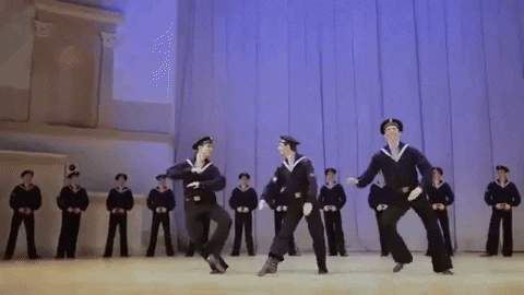 Russian Dance Sailor GIF