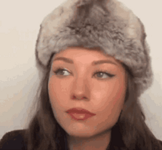 Russian Girl Annoyed Eye Roll Side Eye GIF