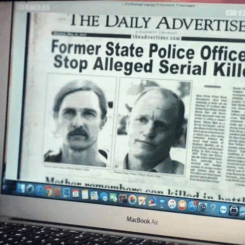 Rustin Cohle News Allegedly Killings GIF