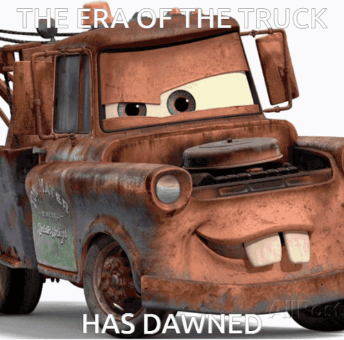 Rusty Tow Truck Saying The Era Of The Truck Has Dawned GIF