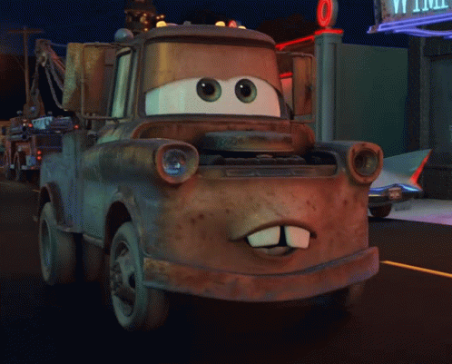 Rusty Tow Truck Smiling