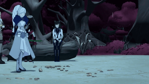 Rwby Funny Weiss Schnee Falling Down GIF