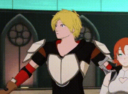 Rwby Jaune Arc Frantic Reaction GIF