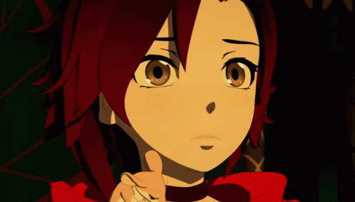 Rwby Ruby Rose Big Eyes Startled GIF