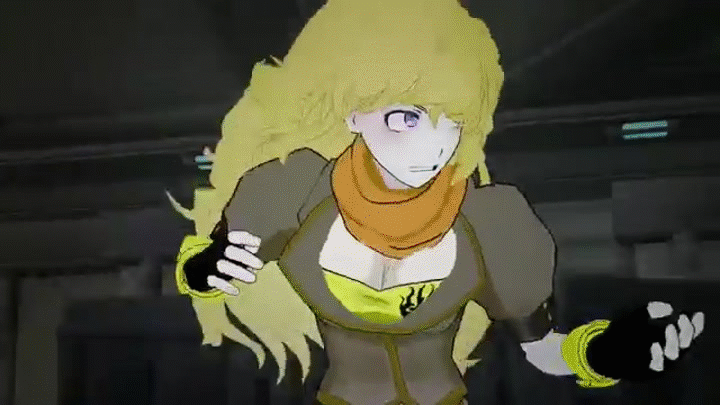 Rwby Yang Xiao Long Fierce Battle GIF