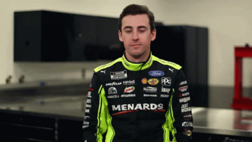Ryan Blaney Face Palm GIF