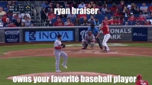 Ryan Braiser Playing Baseball