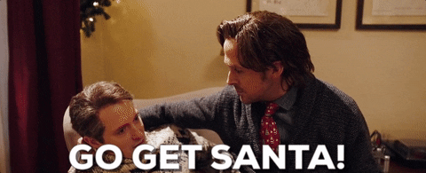 Ryan Gosling Said Go Get Santa GIF