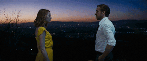 Ryan Gosling Sweet Moment With Emma Stone GIF
