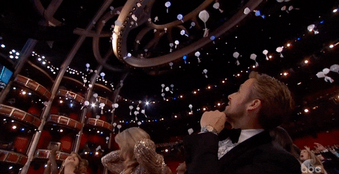 Ryan Gosling Attend The Oscars GIF