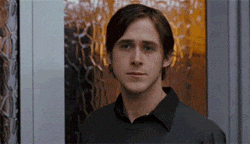 Ryan Gosling Finger Head Gun In Mouth GIF