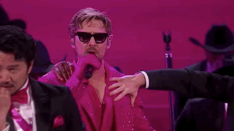 Ryan Gosling Ken Singing Barbie Movie GIF