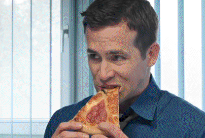Ryan Reynolds Eating Fast GIF