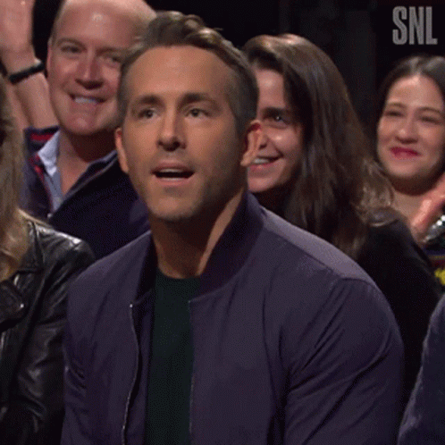 Ryan Reynolds Laugh Shocked Reaction GIF