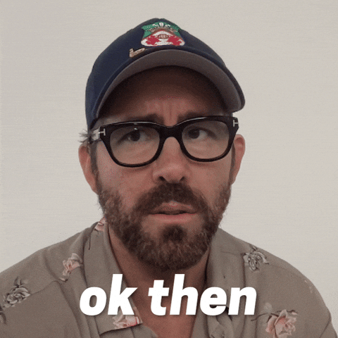 Ryan Reynolds Showing Wrexham Cap GIF