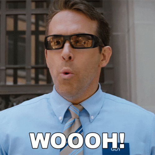 Ryan Reynolds Woooh GIF