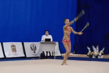 Rythmic Gymnastics Competition GIF