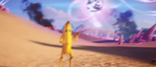 Ryu Hadouken In Fortnite GIF